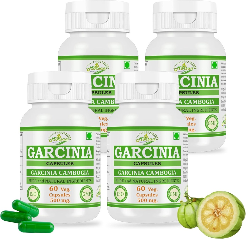Gélules d'extrait de Garcinia (Garcinia) à base de plantes naturelles et pures.