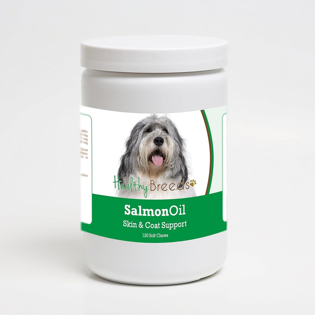 Allevamenti sani Polacco Lowland Sheepdog Salmon olio Soft Chews 120 conte