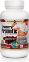 BIOACTIVE NUTRIENTI Probiotici di mirtillo con prebiotici, 120 capsule - 7 strati, 6 miliardi di CFU