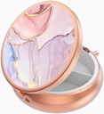 Süße kleine Pillen-Gehäuse für Taschen & Geldbörsen,Elegante Pille Box macht ein tolles Geschenk,3 Compartment Reisemedizin Organizer speichert Progesterone, Kapsel Pillen, Ibuprofen, Vitamins-Rose Gold Rosa Marmor