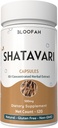 Shatavari Kapseln 500mg | Konzentrat 10:1 Extrakt | Spargel racemosus Wurzel Kräuterergänzung | Non-GMO, Glutenfrei, Traditionelle Kräuterformel (120 Count (Pack von 1))