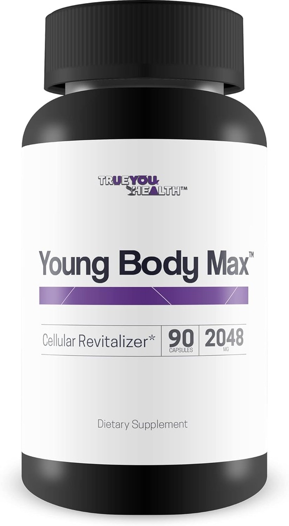 Young Body Max - Cellular Revitalizer Supplement - Unterstützung von Jugend und Langlebigkeit - Revitalisieren, Verjüngen, Regenerieren - Potent Antioxidans Unterstützung für Zellen - Förderung von Cellular Energy - Cell Health Support