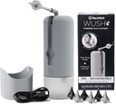 Wush Pro von Black Wolf - The Original Deluxe Water Powered Ear Cleaner mit 6 wiederverwendbaren Ersatztipps von Black Wolf - Safe & Effective for Ear Wax Buildup - Electric Ear Wax Removal Kit (Grey)