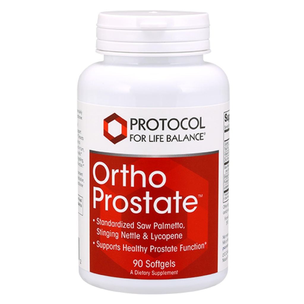 Protokoll Ortho Prostata - Men's Prostate Health Supplement* - mit Saw Palmetto Extract, Stinging Nettle Extract & Zink Gluconate - 90 Softgels