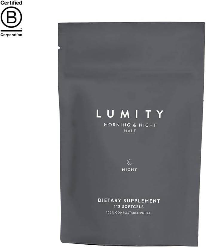 LUMITY Maschio Advanced Nutritional Supplement Pouches | Migliore Endurance, Energy, Alertness, Supporto Immune & Brain Health | Più veloce Recupero
