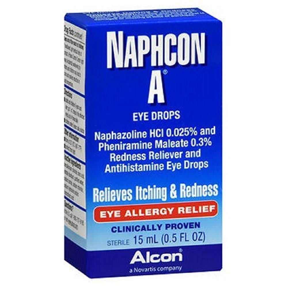 NAPHCON A gouttes oculaires, 15 ml (paquet de 3)