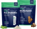 Honest Paws Probiotics for Dogs & Dog Multivitamin - Glucosamine Chondroitin per la salute comune - Allergies, Immunity, Gut Health - Digestivo e Skin & Coat Support