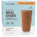 WonderFit par WonderSlim Protein Replacement Meal Shake, Chocolat, Probiotique & Immmune Support, Sans gluten (5ct)