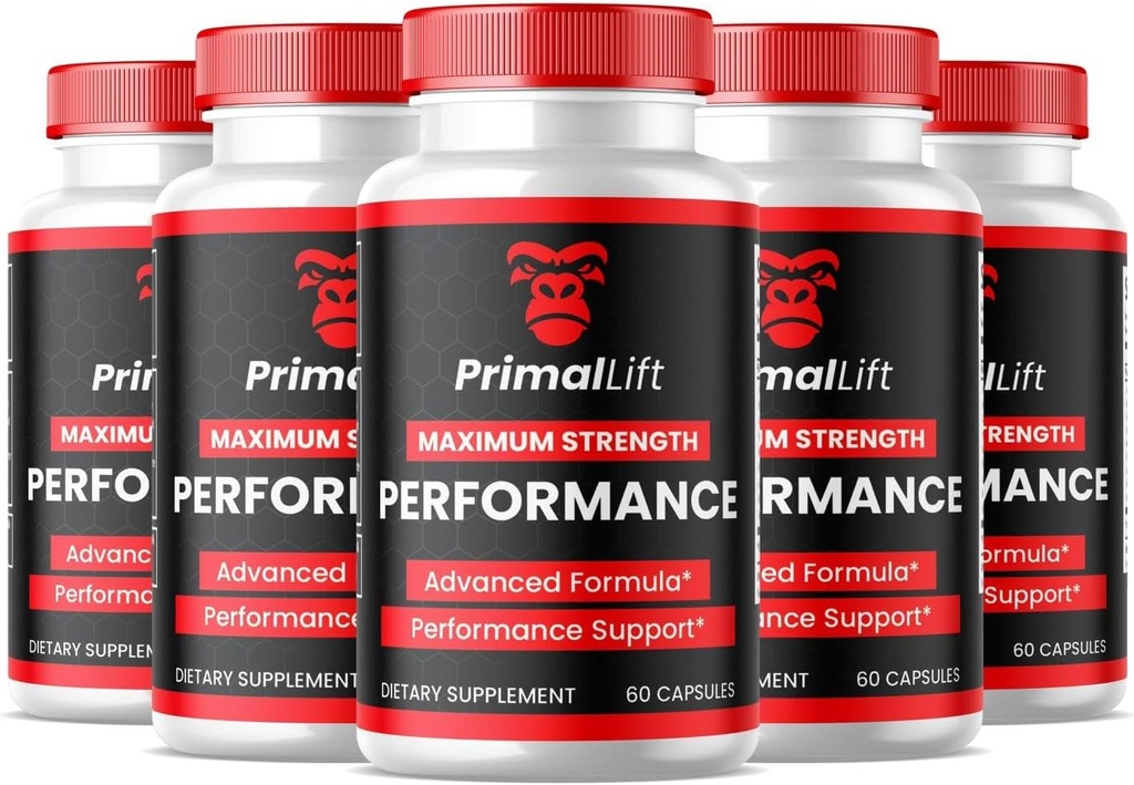 SPRESSO (5 Pack) Primal Lift Kapseln - Offizielle Formel Primal Lift Kapseln, Primal Lift für Männer, Primal Lift männliche Kapseln, PrimalLift Kapseln, Alle natürlichen Unterstützung, Review (300 Kapseln)