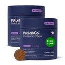 PetLab Co. Probiotics for Dogs, Support Gut Health, Occasional Diarrhea, Digestive Health & Seasonal Allergies - Salmon Flavor - Packaging May Vary - 30 Soft Chews Pack von 2