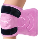 APEXUP Ice Pack für Knieschmerzen Relief, große wiederverwendbare Wrap nach Chirurgie, Flexible Gel Cold Pack für Verletzungen, Schmerzen Relief für Rücken, Schulter, Ellbogen, Knöchel und Bein (Pink, L, 1PK)