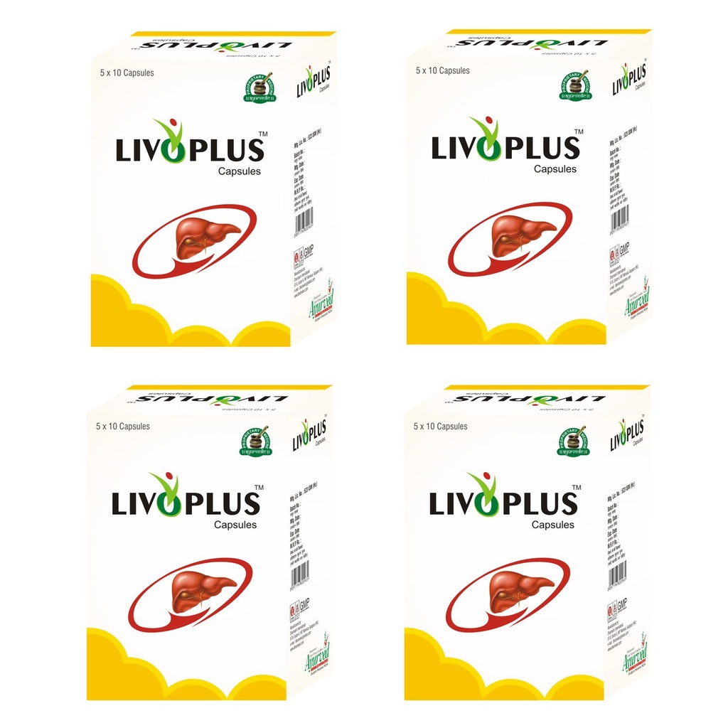 Livoplus supplément de santé hépatique, nettoyage naturel du foie, désintoxication et réparation de la formule à base de plantes pures pour les hommes et les femmes - 200 capsules