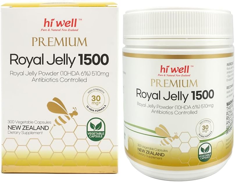 Salut Well Premium Royal Jelly 1500 300VegeCapsules