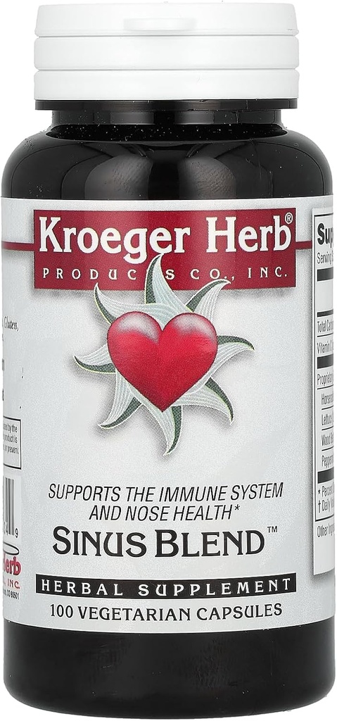Kroeger Herb Co Sinus Blend, 100 Vegetarische Kapseln