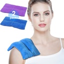 Atsuwell Mikrowellenheizkissen für Hals Schulter, Heizkissen Microwavable für Warm Compress, Unscented Microwavable Heat Pad für Krabben, Moist Heat Pack für beruhigenden Stress, 2 Packungen