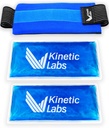 Reusable Ice Pack Wrap von Kinetic Labs - Gel Ice Pack Wrap - Ice Packs für Verletzungen Wiederverwendbar (Large mit extra Gel Pack)