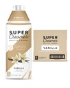 SUPER COFFEE Creamer | SugarFree | 25.4 Fl Oz, Packung mit 6 | Keto Coffee Creamer | 0g Zucker, 1g Protein, 15 Kalorien | Vanille