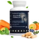 Formula Ocu-Plus – Integratore per la salute degli occhi con Lutein & Zeaxanthin – Supporta Clarity visiva, Visione notturna e salute maculare – con Bilberry, Ginkgo Biloba & NAC – 60 capsule