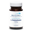 MethylPro L-metilfolate 7.5 mg - Supporta una mentalità sana - Folato attivo per il supporto di metilazione e reazioni biochimiche - altamente biodisponibile - Dosaggio flessibile - 30 Serve - 30 Capsule