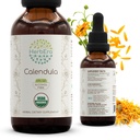 HerbEra Calendula B60 USDA Organic Tincture | Alkoholfreier Extrakt, hochkarätige Kräutertropfen | Certified Organic Calendula (Calendula Officinalis) Getrocknete Blume (2 oz)
