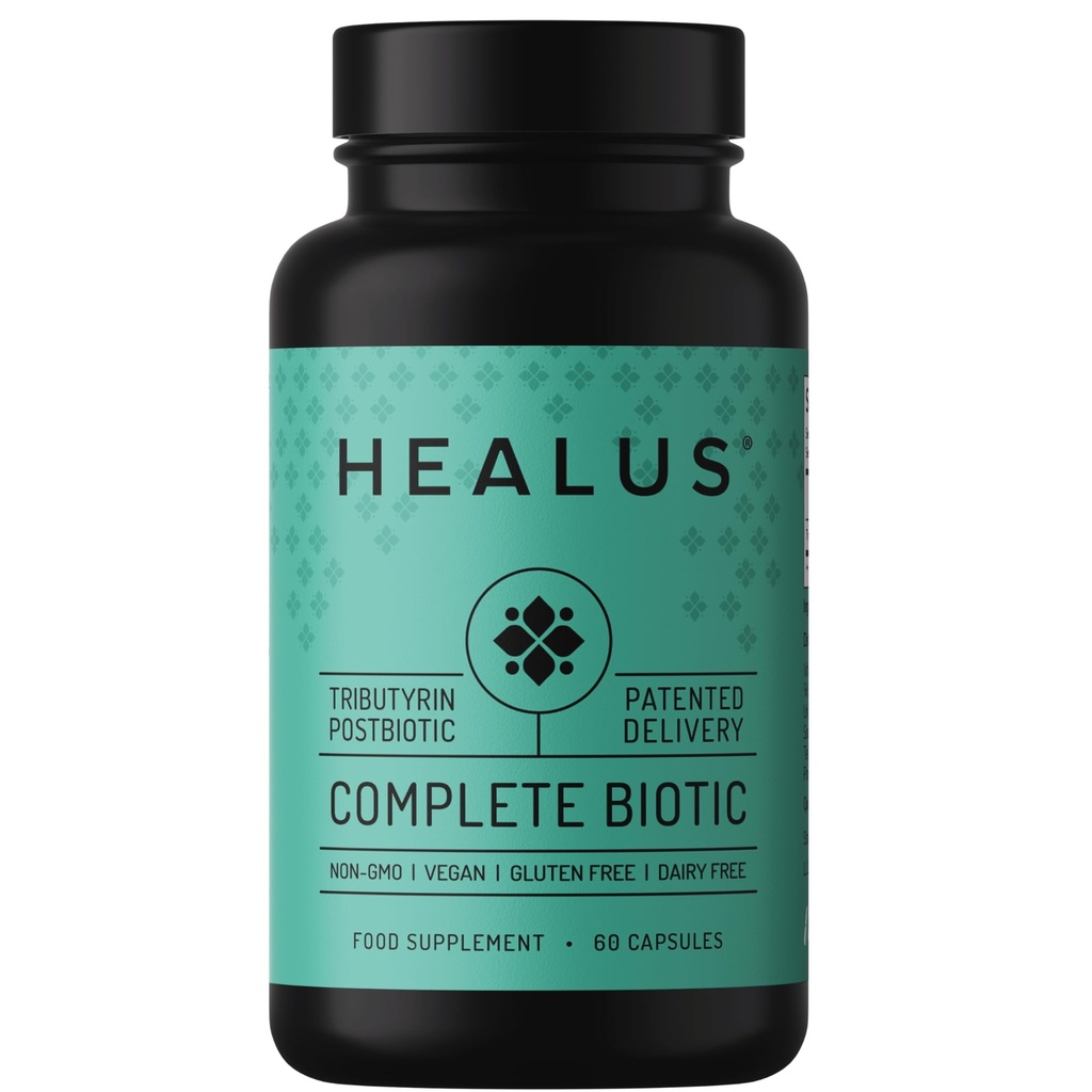 Healus Biotic completo - Postbiotico Tributyrin Supplemento - Postbiotici per Gut Health - Butyrate Gut Health Supplement