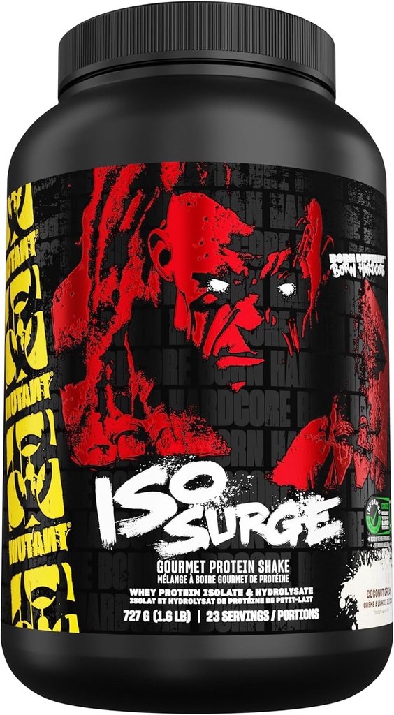 MUTANT ISO SURGE Crème de noix de coco 727 g (0,7 kg), 1,6 livre (paquet de 1)