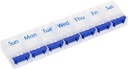 HealthA2Z® Pill Box | Facile da aprire | Pill Case 7 giorni | Medicine Organizer per OTC Medicine & Supplement