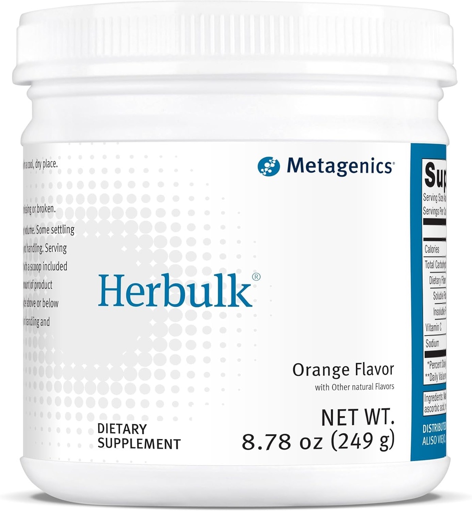 Metagenics Herbulk Nahrungsergänzung, Orange, 8.78 Unze