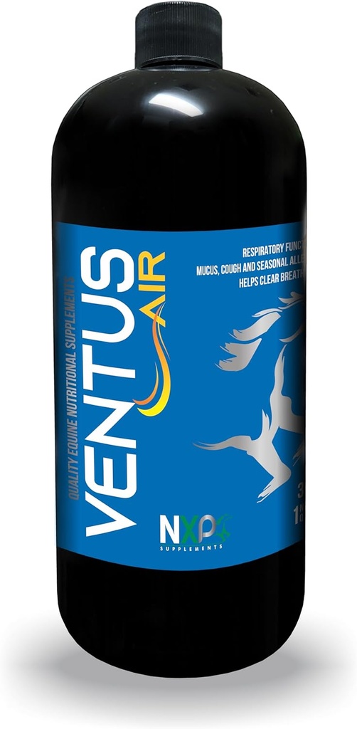 Ventus Air - Atmungshilfe Mucus Cough Allergies Ergänzung für Pferde durch NXP Ergänzungen - 1 Quart (32 oz)