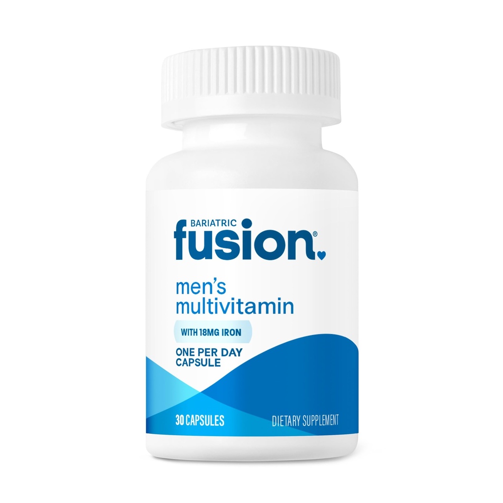 Bariatric Fusion One Pro Day Bariatric Multivitamin mit Eisen für Männer | mit Prostata und Herz unterstützen Vitamine* | Magen-Bypass und Hülse Gastrectomy | 30 Kapseln | 1 Monat Versorgung