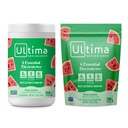 Ultima Replenisher Electrolyte Powder Drink Mix Bundle – Sugar Free – Watermelon, 90 Canister e 20 Stickpacks – 6 Electrolytes and Minerals – Keto Friendly, Vegan, Non OGM