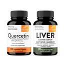 Sandhu's Quercetin 1000mg & Liver Cleanse & Detox Capsules| Immune, Liver Health Support and Detoxification