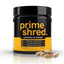PrimeShred: Fat Burner for Men, Natural Appetite Suppressant, Thermogenic Workout Metabolism Booster & Energy Supplement, Gestione del peso w/Green Tea, Caffeina L-Carnitine, Vegan & Soy-Free, 90 Caps