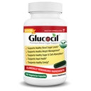 Glucocil – Nouveau - Capsules végétariennes - Soutien de sucre de sang Premium - Supports Les 3 essentiels pour un sucre de sang sain - avec la berbère, la feuille de mûre propriétaire, et plus