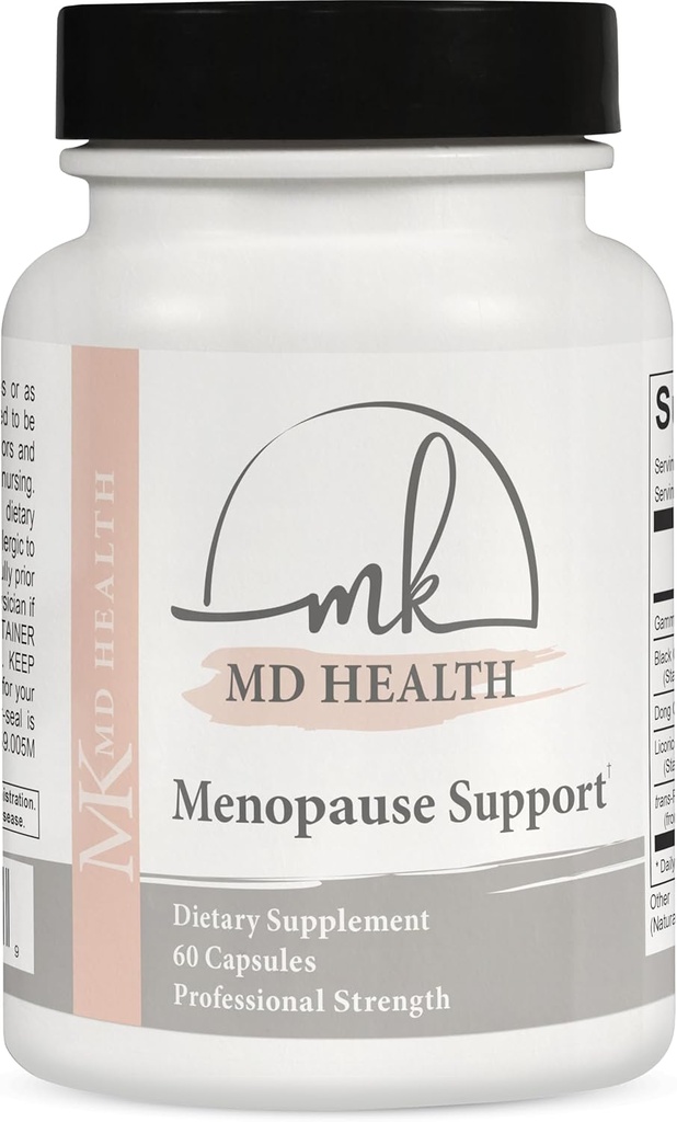 OBGYN Developed Natural Menopause Support Supplement for Relief from Symptoms of Menopause and Perimenopause, 60 Count