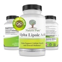 Einfach Natur pur Alpha Lipoic Acid 600mg 120 Veggie Kapseln, Non-GMO Thioctic Acid 4 Monat Versorgung