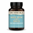 Dr. Mercola Hair, Skin and Nails - Fornisce Biotin, Keratin & Acido Ialuronico - Qualità Premium - Supporta l'invecchiamento sano - Non OGM, Gluten-Free & Soy-Free - 30 Capsule (30 Serve)