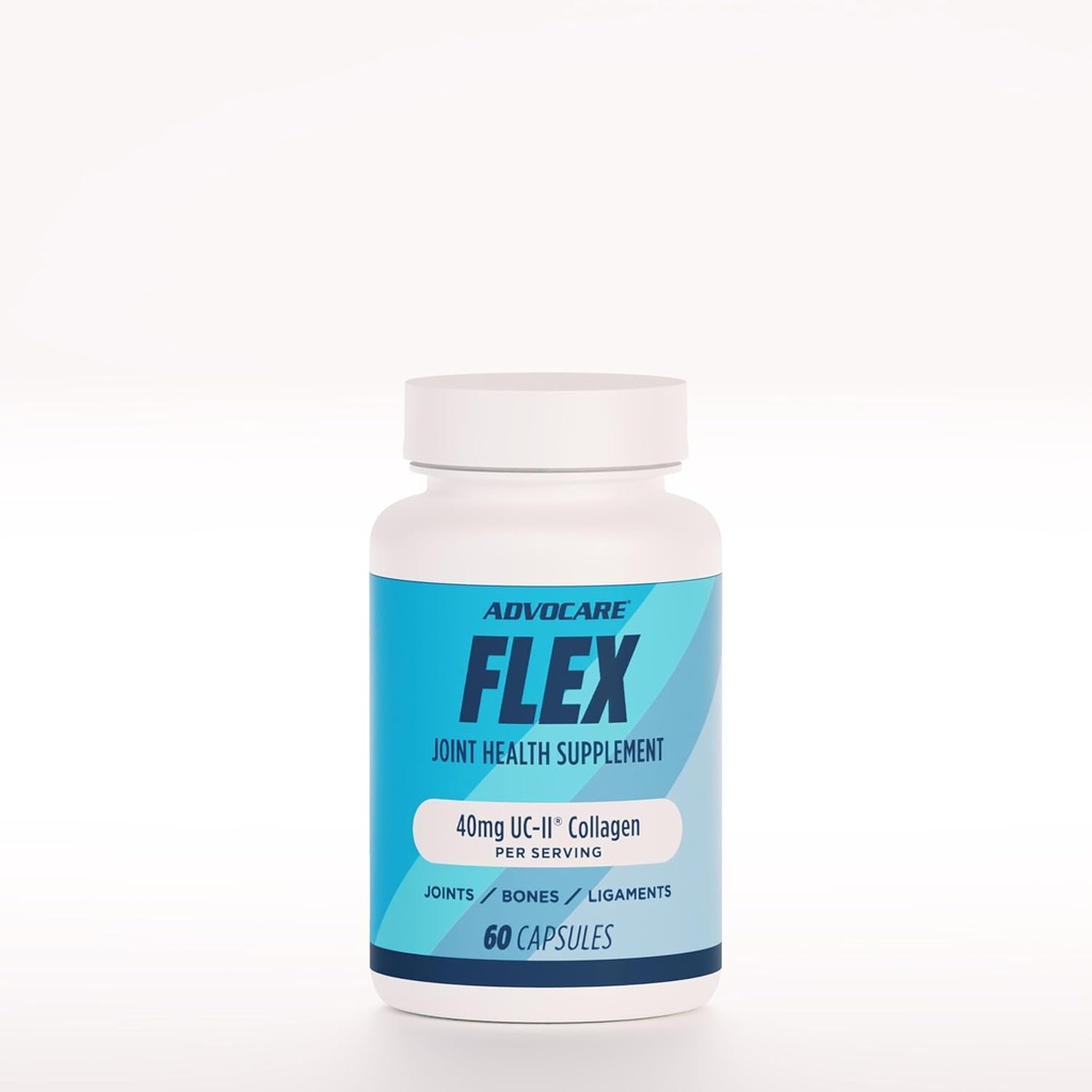 AdvoCare Flex Aminosäure & Collagen Supplement - Unterstützt Gelenk, Haut & Knochen Gesundheit* - Enthält L-Glycine, L-Histidin, L-Leucine & Mehr - 60 Kapseln