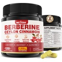 2 Pack 1500mg Liposomal Berberine HCL mit Ceylon Cinnamon Bitter Melon, Organic Berberine Complex Supplements mit Banana Leaf, unterstützt Immun- & Verdauung - Vegan 240 Kapseln