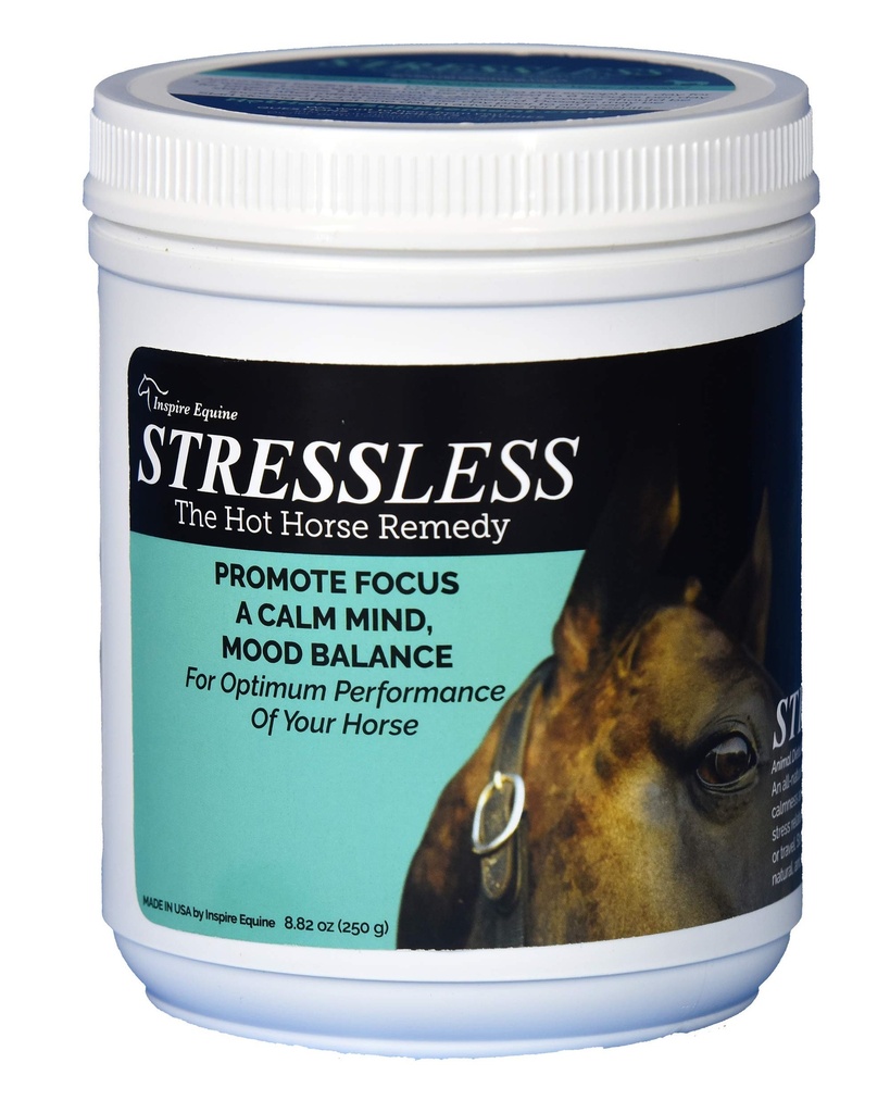 StressLess Hot Horse Supplement - Alimentazione 60 giorni - Promuove la calma e la messa a fuoco - Tutto naturale