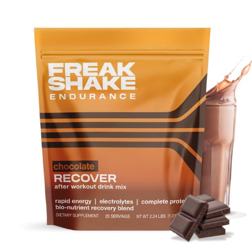 Freak Shake Endurance Rapid Recovery Chocolate Drink Mix 20 Servir la poche - Glucides, électrolytes et protéines complètes