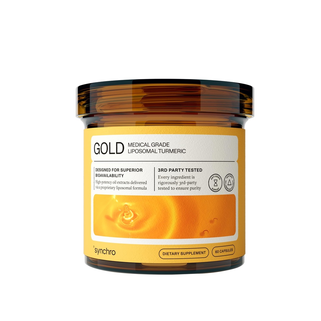 Synchro Gold Médical-Grade Liposomal Turmeric.