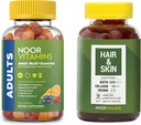 Vitamine Noor Adulti Gummy Bundle - integratori di vitamine Halal - 2 Valore della bottiglia