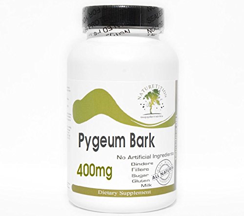 Pygeum Bark 400mg ~ 120 Capsules - Pas d'additifs ~ Suppléments à la nature
