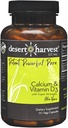Desert Harvest Carbonate de calcium 250 mg + supplément de vitamine D3 100 UI avec Aloe Vera pour l'absorption, 90 Capsules