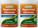 Best Naturals Magnesium Glycinat Pulver - 1 Pfund (1 LB (Pack von 2))
