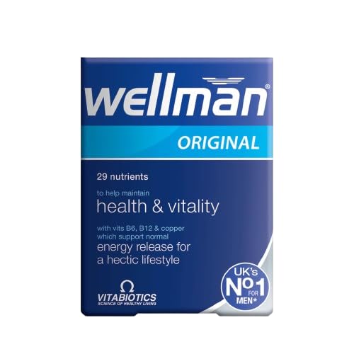 Vitabiotics Wellman Vitamina originale & Mineral Supplemento | 30's | Compresse vegetariane BUNDLE di Vitabiotics