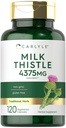 Carlyle Lait Thistle Supplément de 120 capsules Extrait de haute puissance