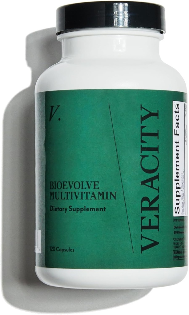 Veracity Multivitamina per le donne - Vitamina B Complex, Magnesio, Calcio, Integratore di vitamine essenziali, Minerali di Trace per Metabolismo, Energia, Supporto immunitario & Detox cellulare