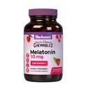 BlueBonnet Nutrition EarthSweet Melatonin 10 mg Fast-Acting Quick Dissolve Nighttime Relaxation & Restful Sleep Support - Schlafhilfe - Glutenfrei, Vegan - Raspberry Flavor - 120 Chewable Tablets